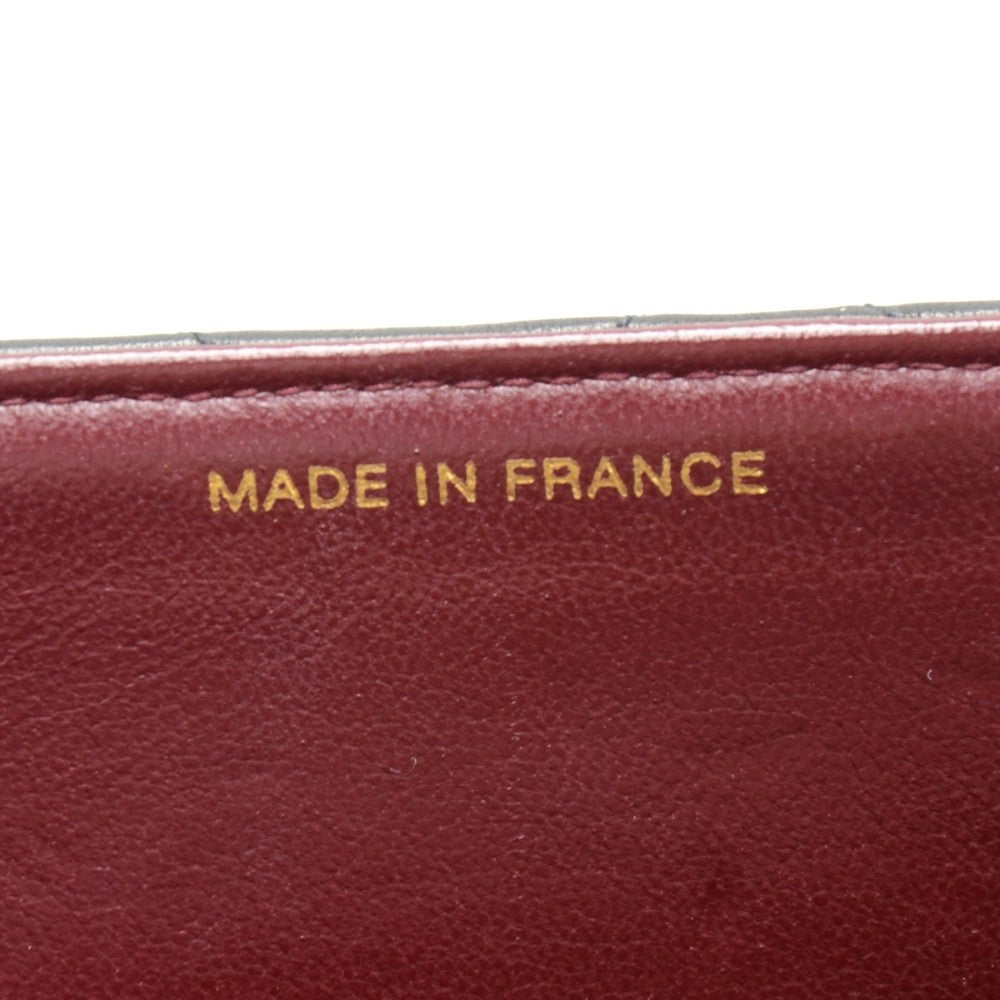 lambskin leather jumbo flap bag