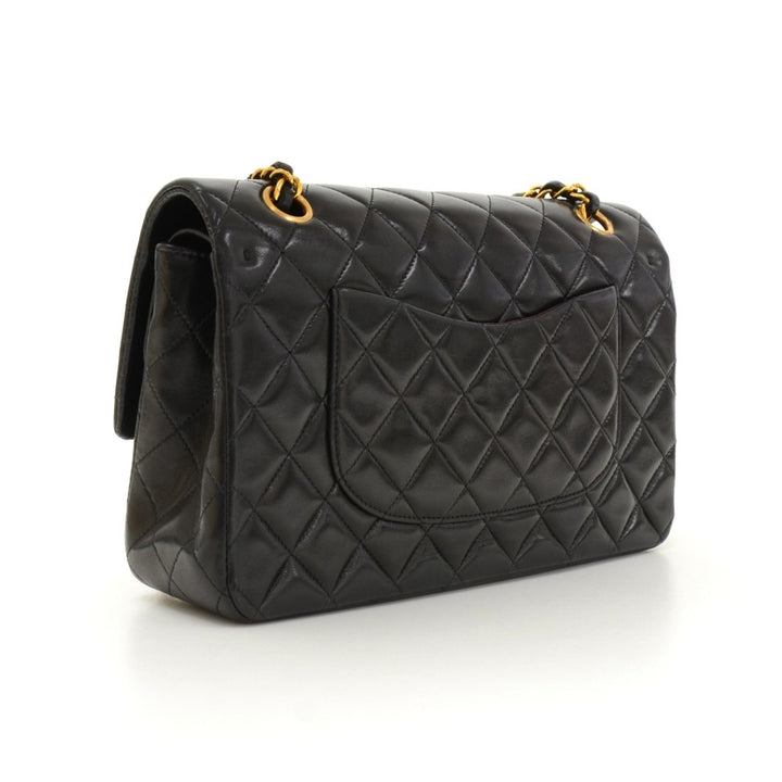 2.55 double flap quilted lambskin leather shoulder bag