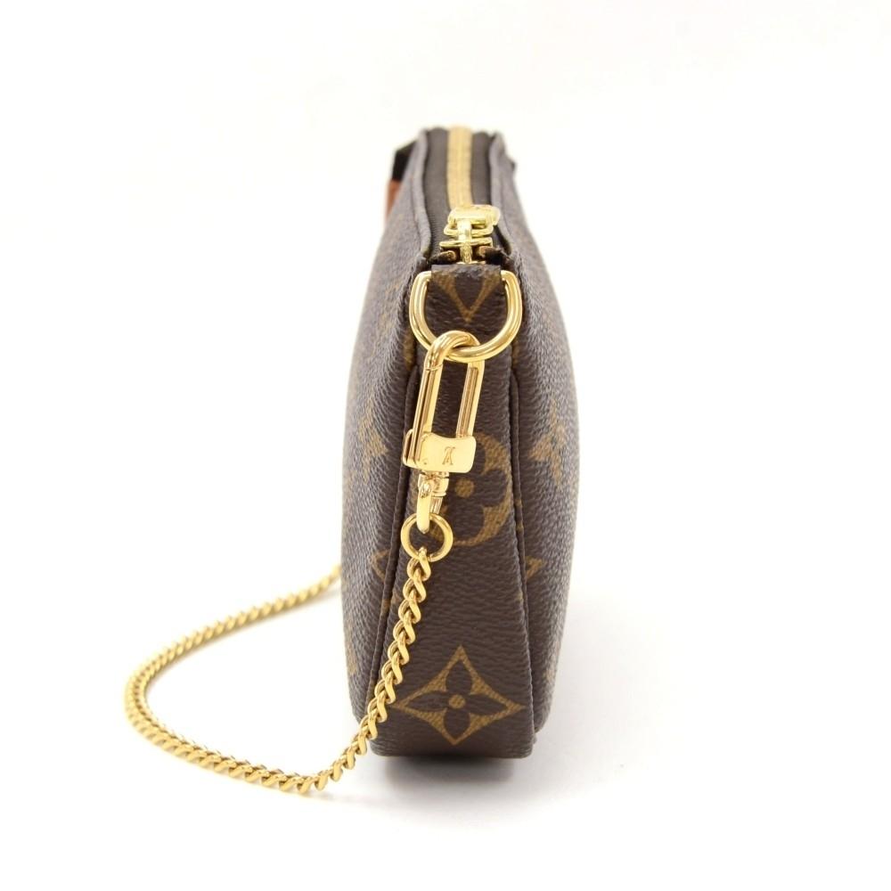 mini pochette accessoires monogram canvas evening bag