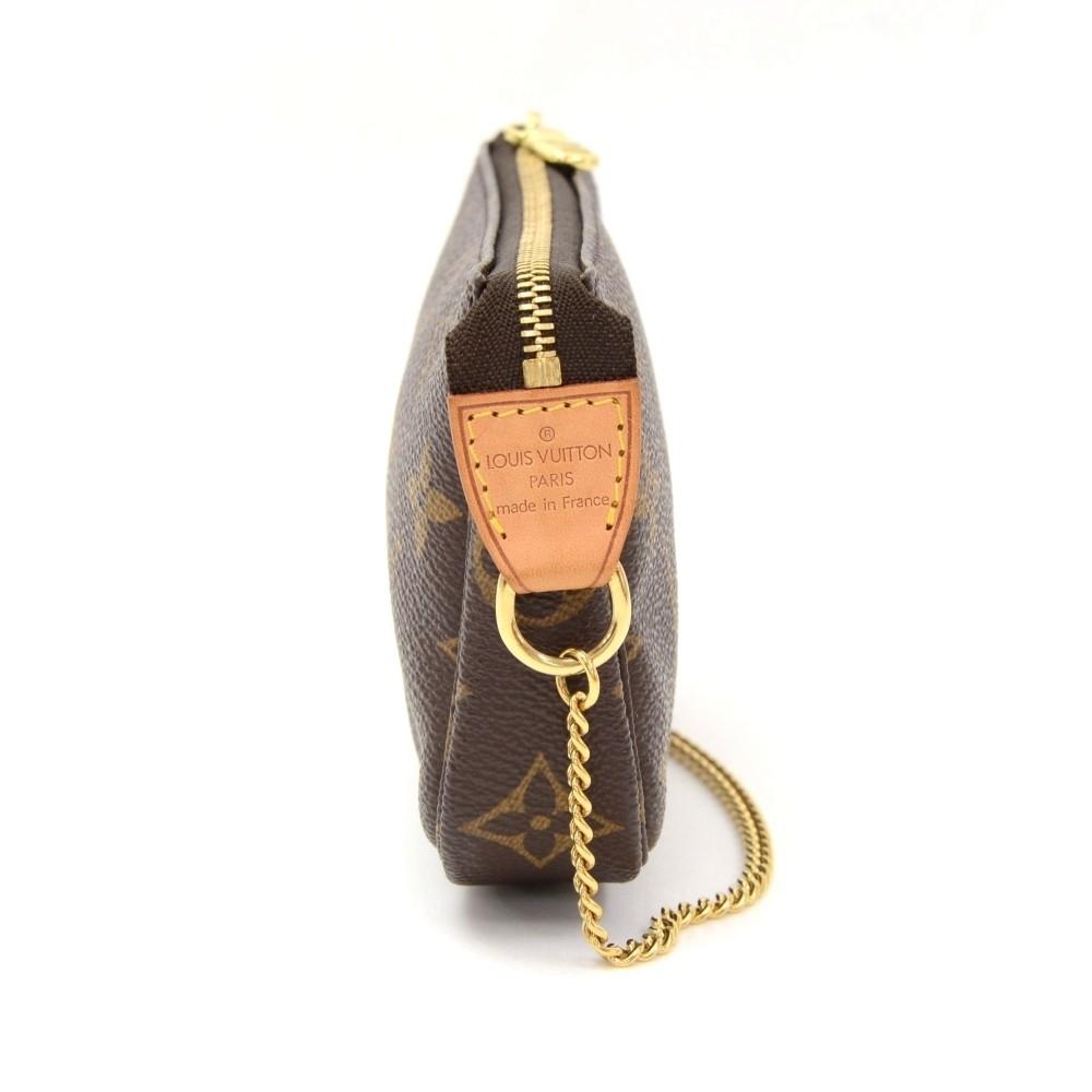 mini pochette accessoires monogram canvas evening bag