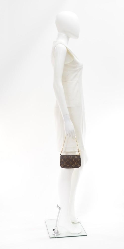 mini pochette accessoires monogram canvas evening bag