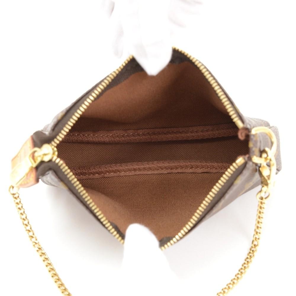 mini pochette accessoires monogram canvas evening bag