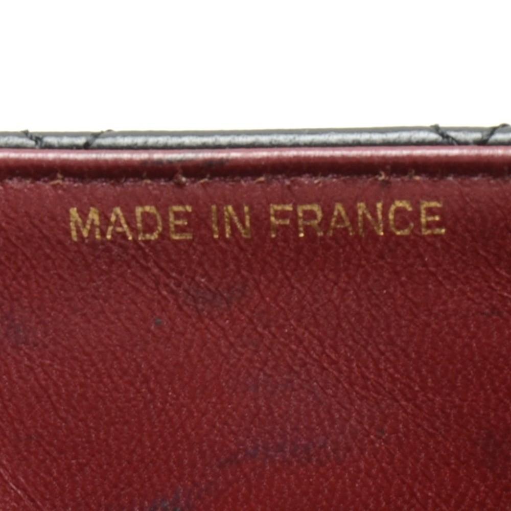 7" quilted lambskin leather shoulder bag