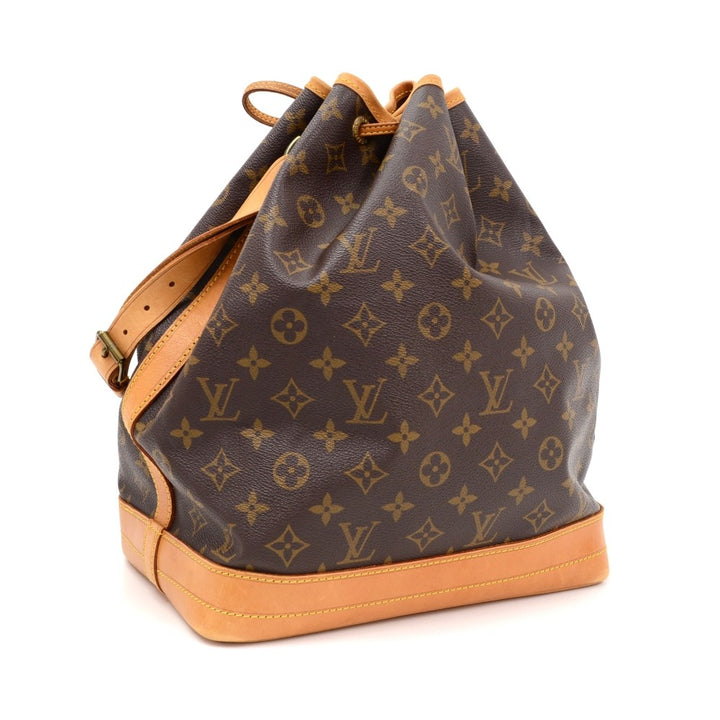 noe monogram canvas shoulder bag