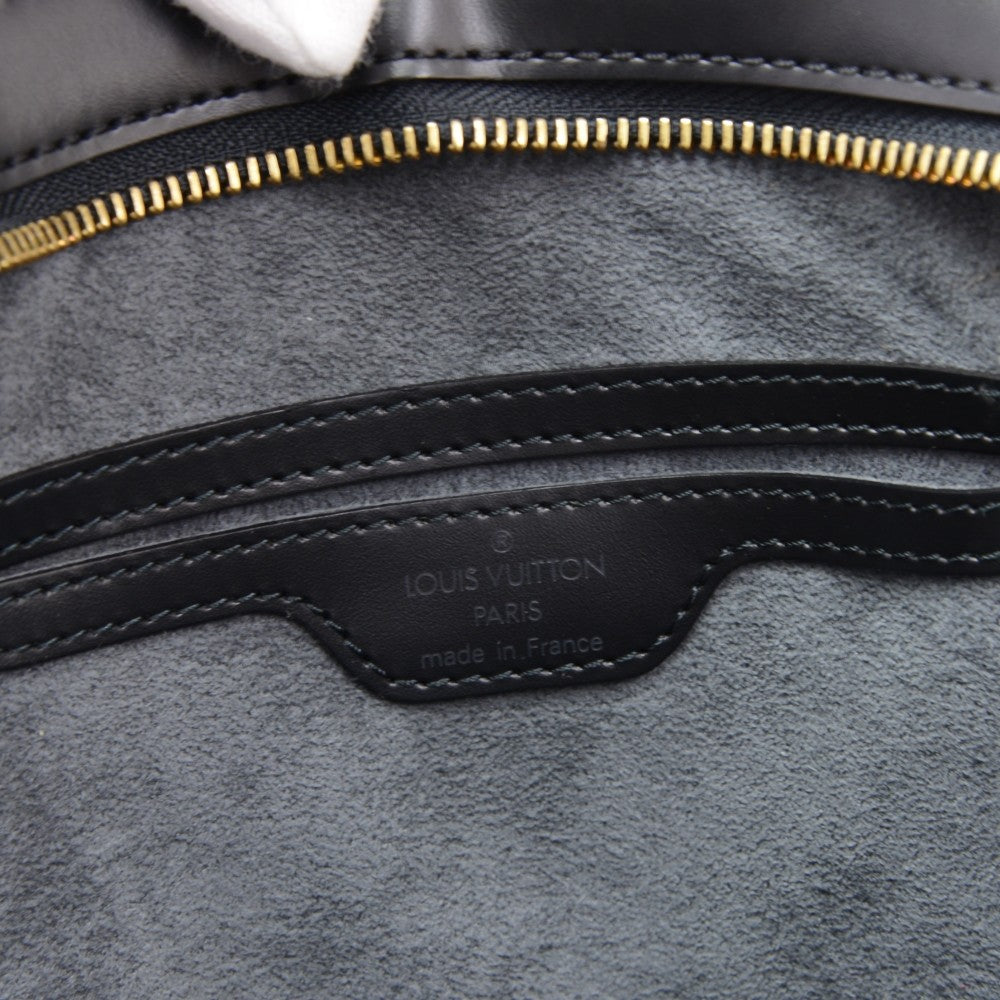 saint jacques black pm epi leather handbag