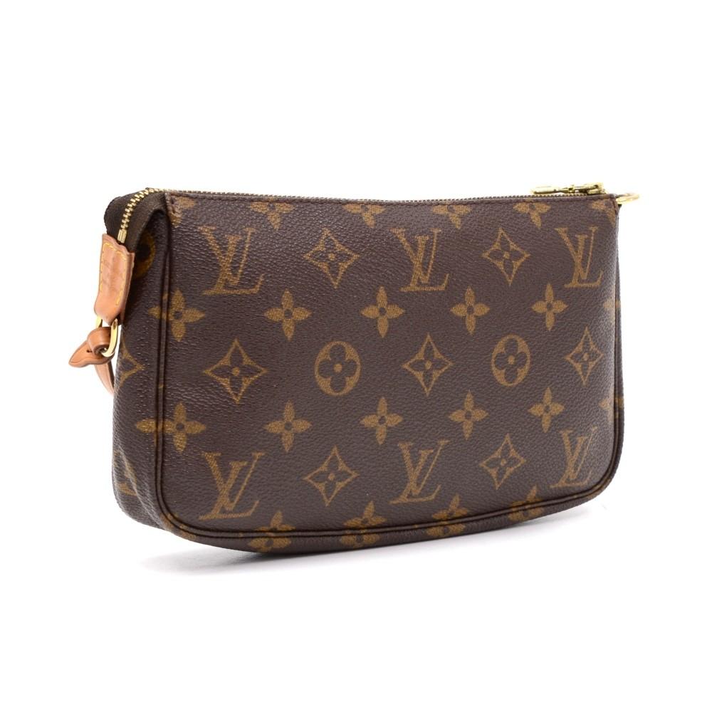 pochette accessoires monogram canvas evening bag