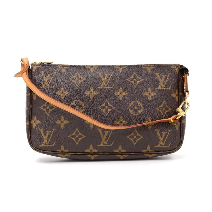 pochette accessoires monogram canvas evening bag