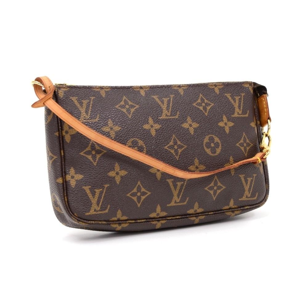 pochette accessoires monogram canvas evening bag