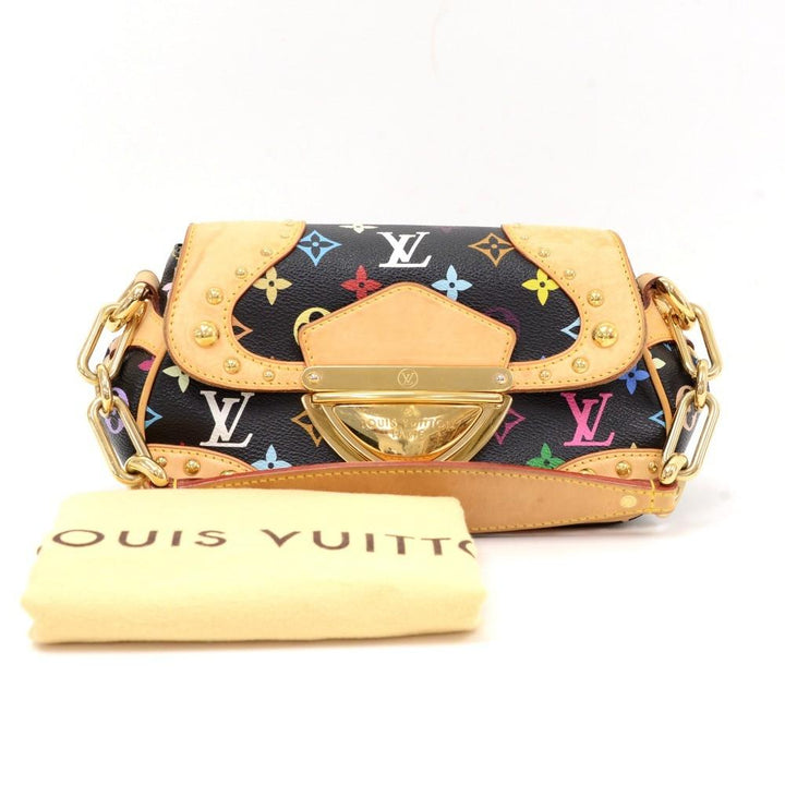 marilyn multicoloured monogram canvas handbag