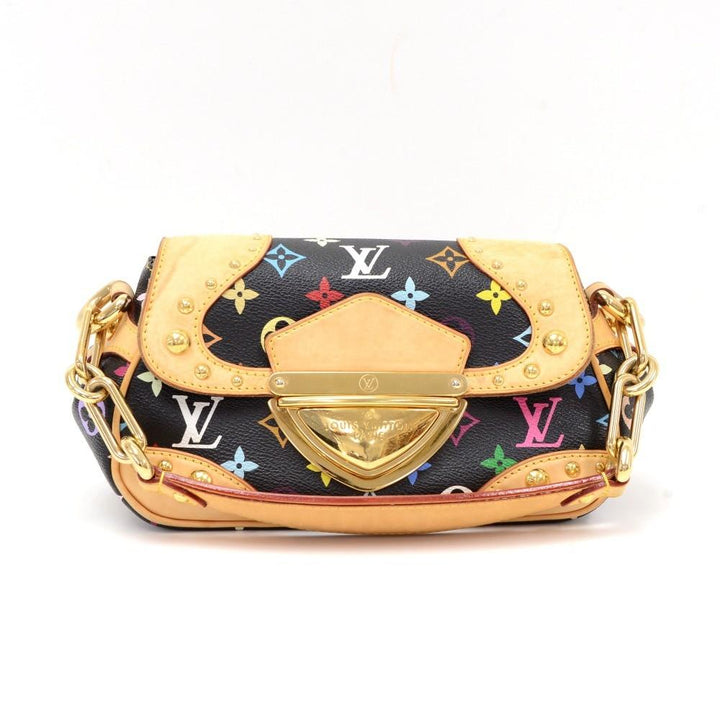 marilyn multicoloured monogram canvas handbag