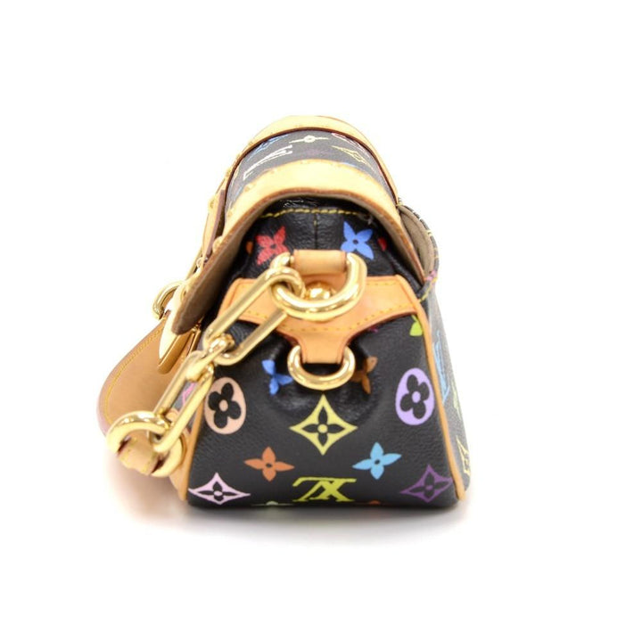 marilyn multicoloured monogram canvas handbag
