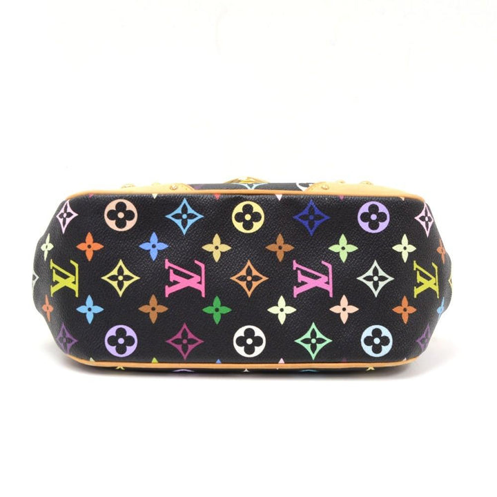 marilyn multicoloured monogram canvas handbag