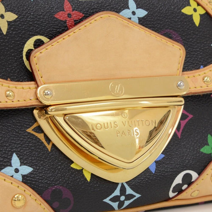 marilyn multicoloured monogram canvas handbag