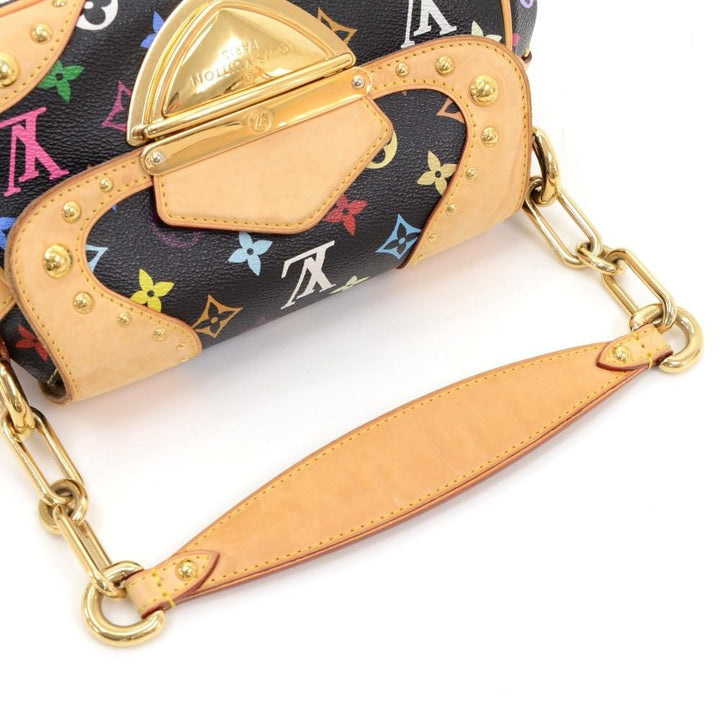 marilyn multicoloured monogram canvas handbag