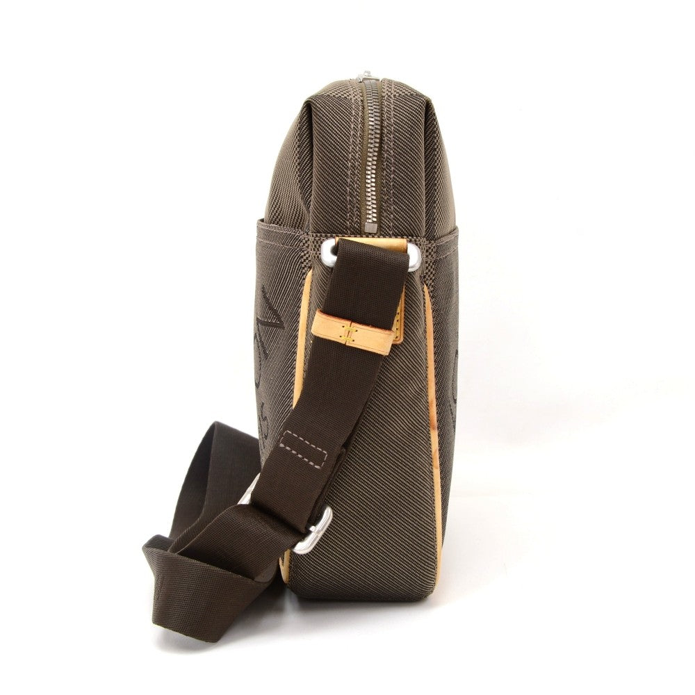 citadin damier geant canvas messenger bag
