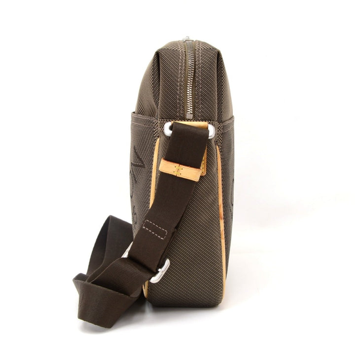 citadin damier geant canvas messenger bag