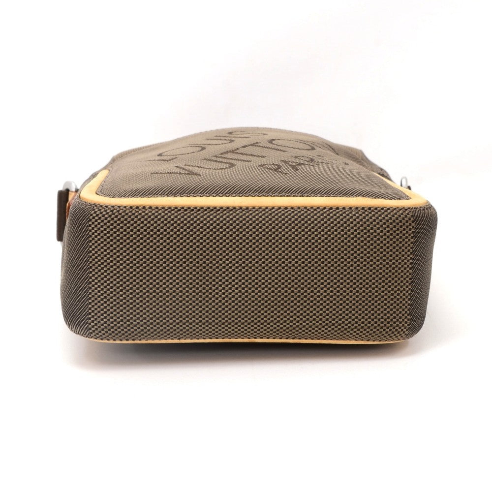 citadin damier geant canvas messenger bag