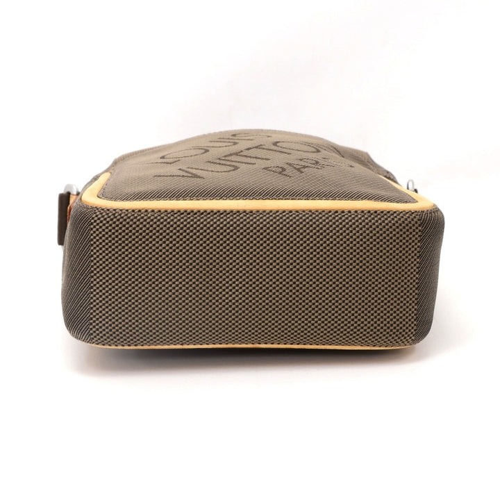 citadin damier geant canvas messenger bag