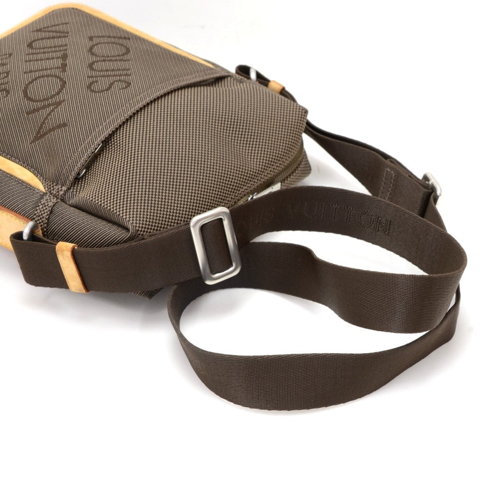 citadin damier geant canvas messenger bag