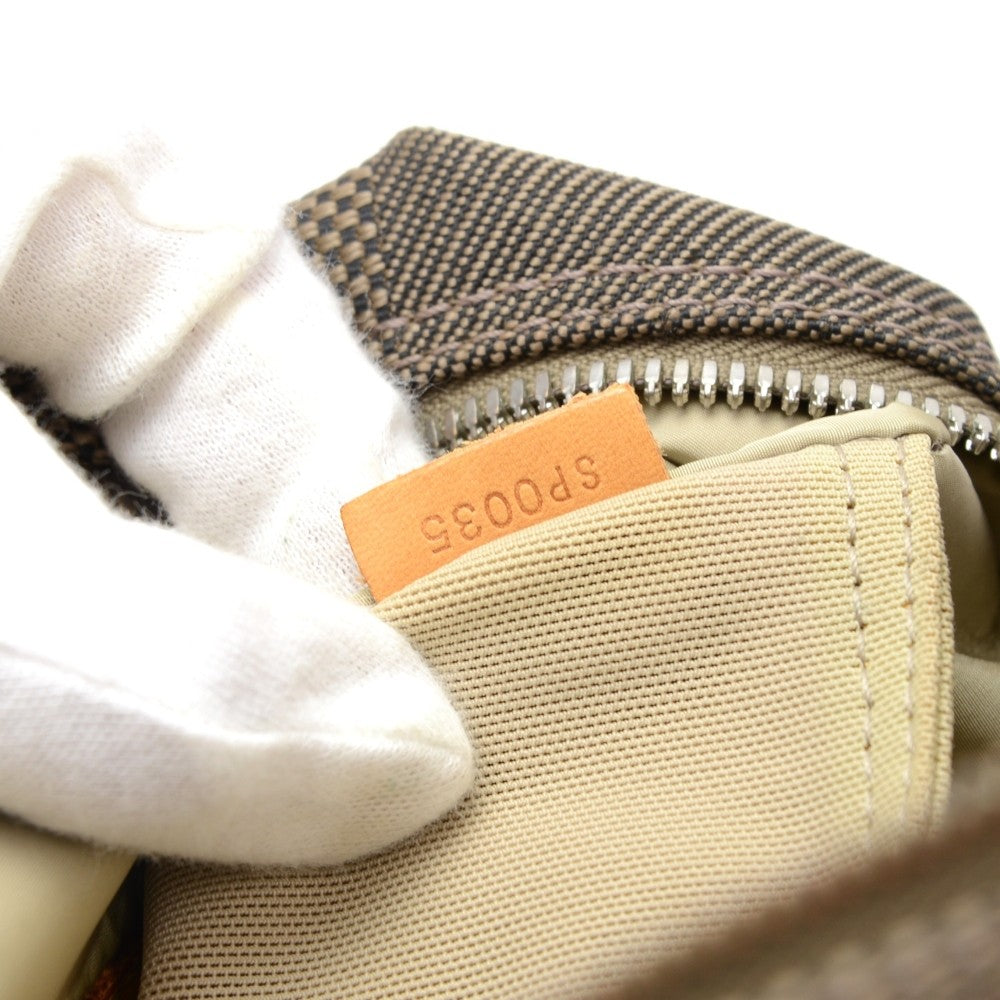citadin damier geant canvas messenger bag