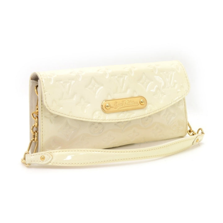 sunset boulevard monogram vernis leather evening bag