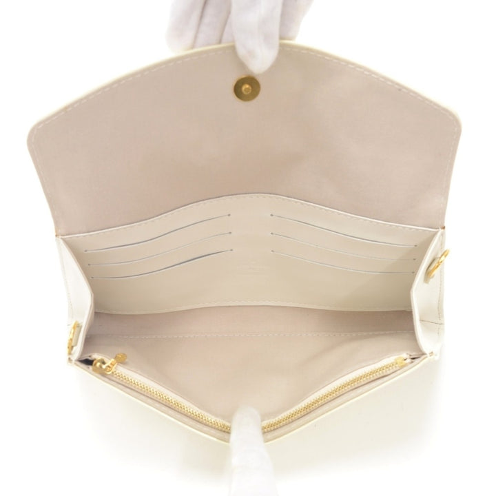 sunset boulevard monogram vernis leather evening bag