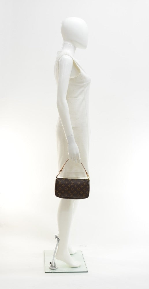 pochette accessoires monogram canvas evening bag
