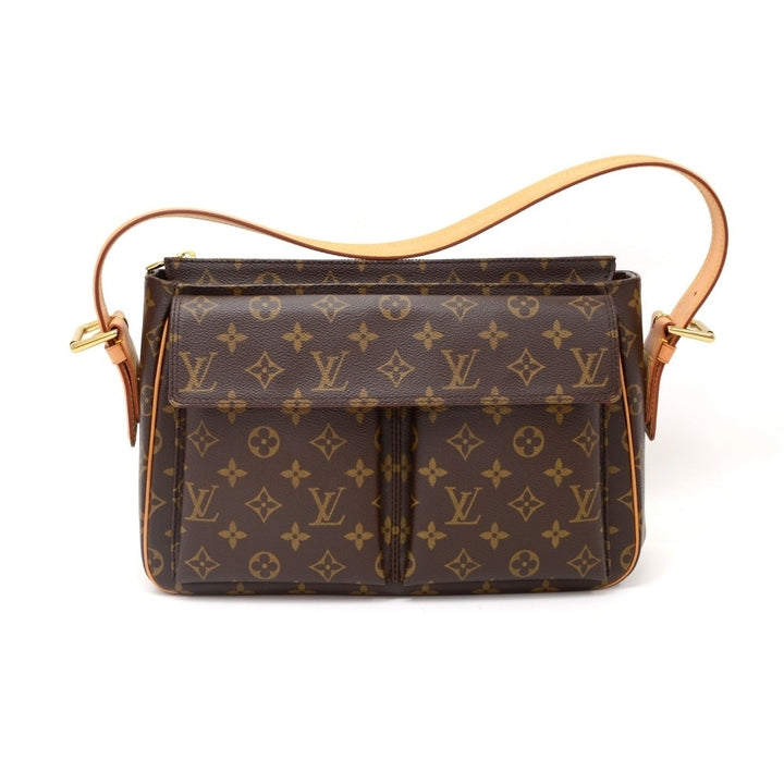 viva cite gm monogram canvas shoulder bag