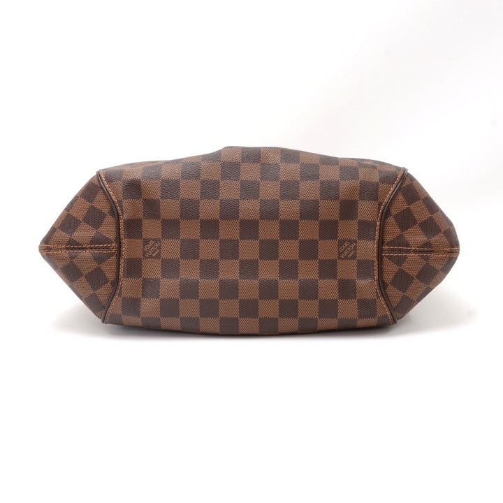 sistina pm damier ebène canvas handbag