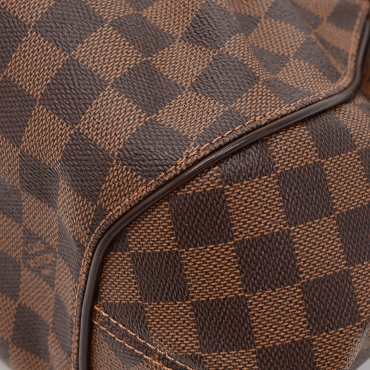 sistina pm damier ebène canvas handbag