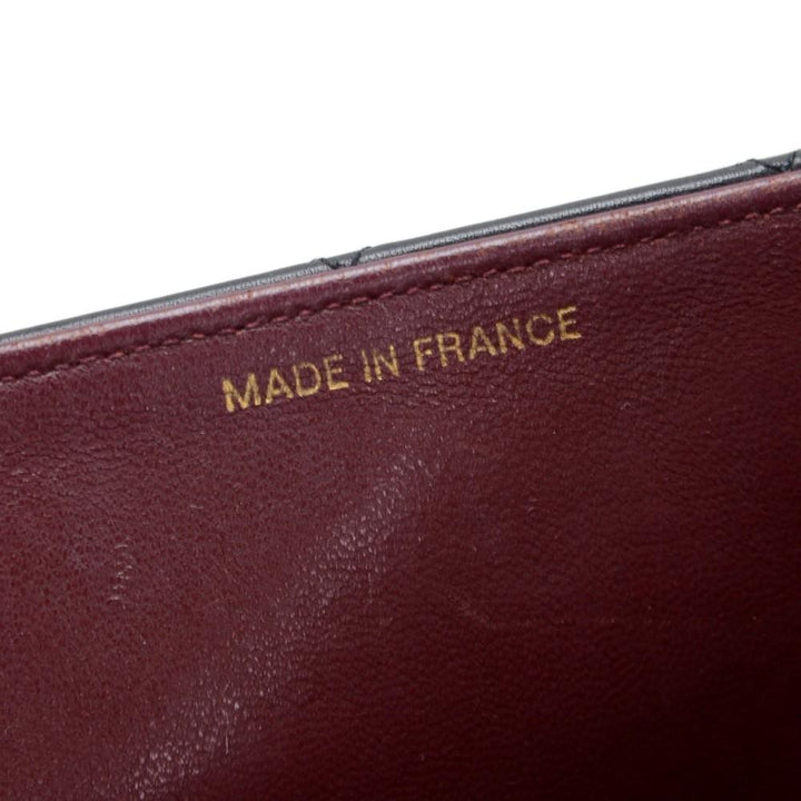maxi quilted lambskin leather shoulder bag