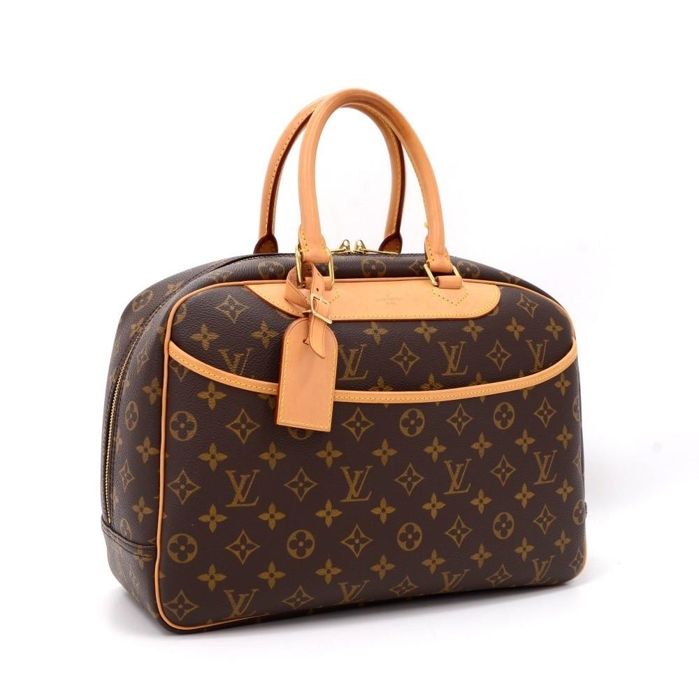 deauville monogram canvas handbag