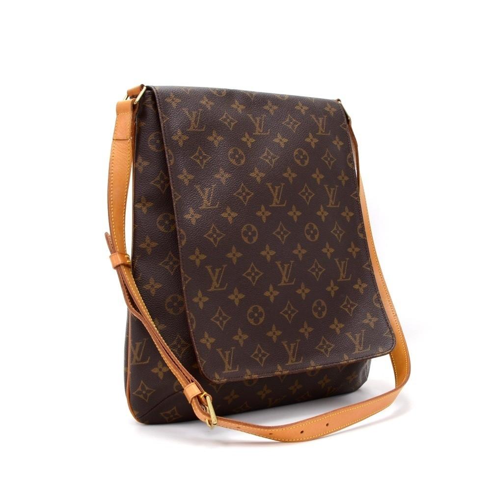 large musette monogram canvas shoulder bag