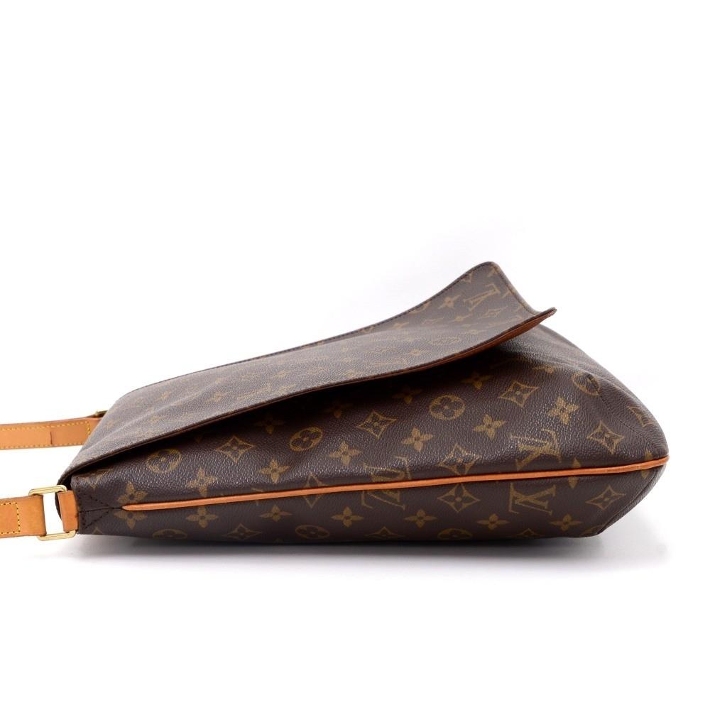 large musette monogram canvas shoulder bag