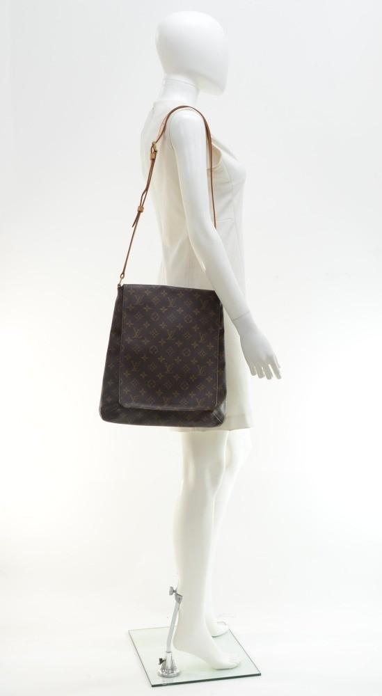 large musette monogram canvas shoulder bag