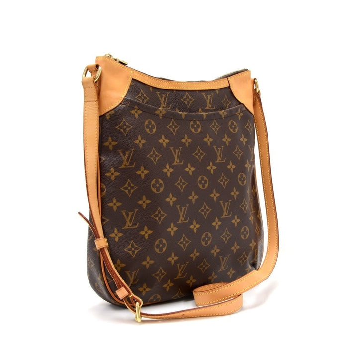 odeon mm monogram canvas shoulder bag