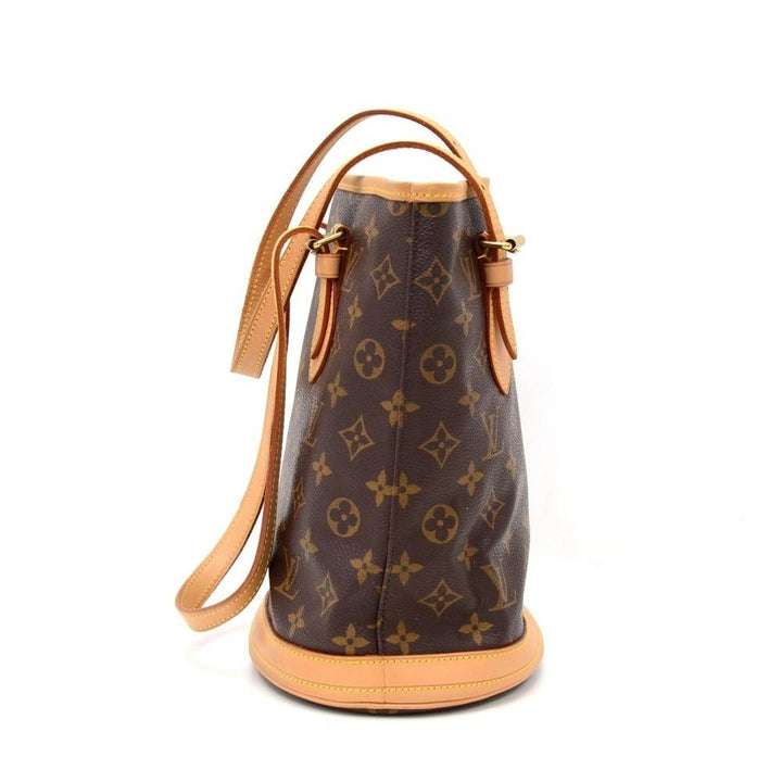 bucket pm monogram canvas shoulder bag