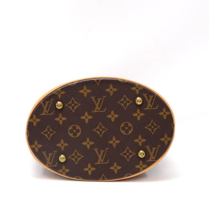 bucket pm monogram canvas shoulder bag