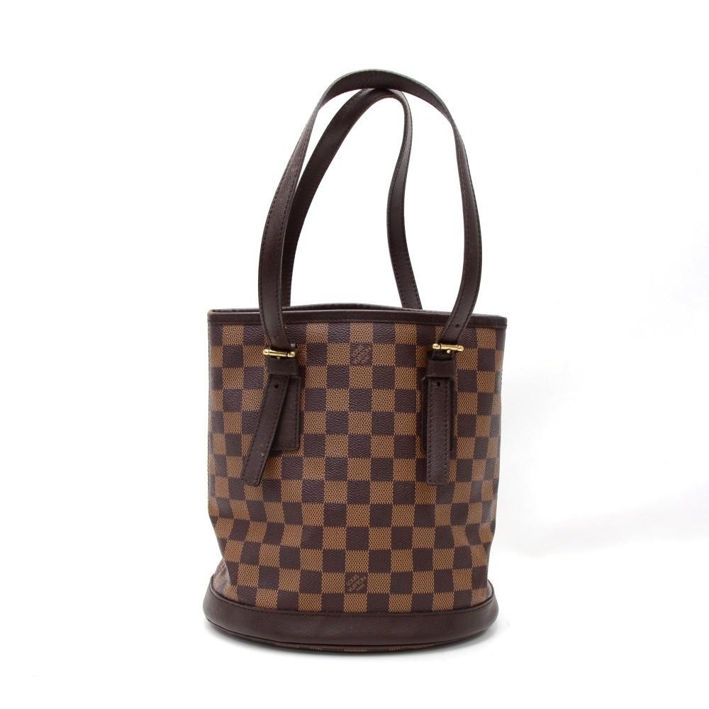 marais damier ebène canvas shoulder bag