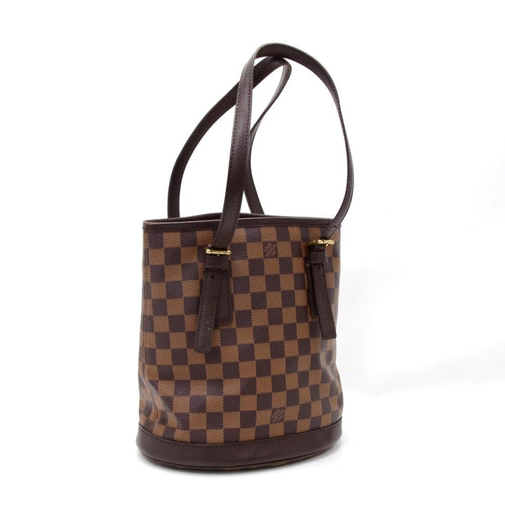 marais damier ebène canvas shoulder bag