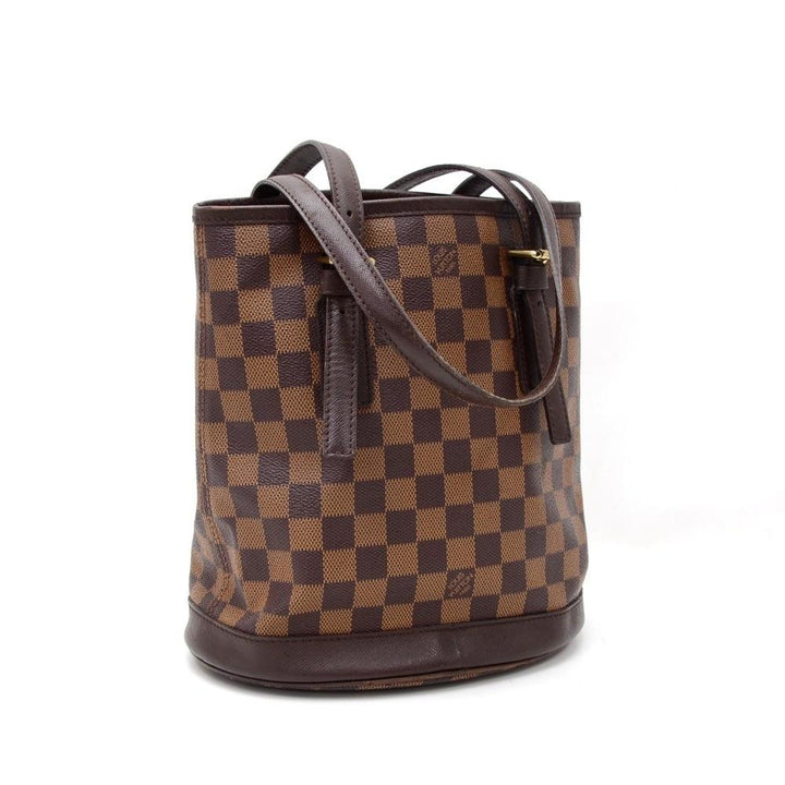 marais damier ebène canvas shoulder bag