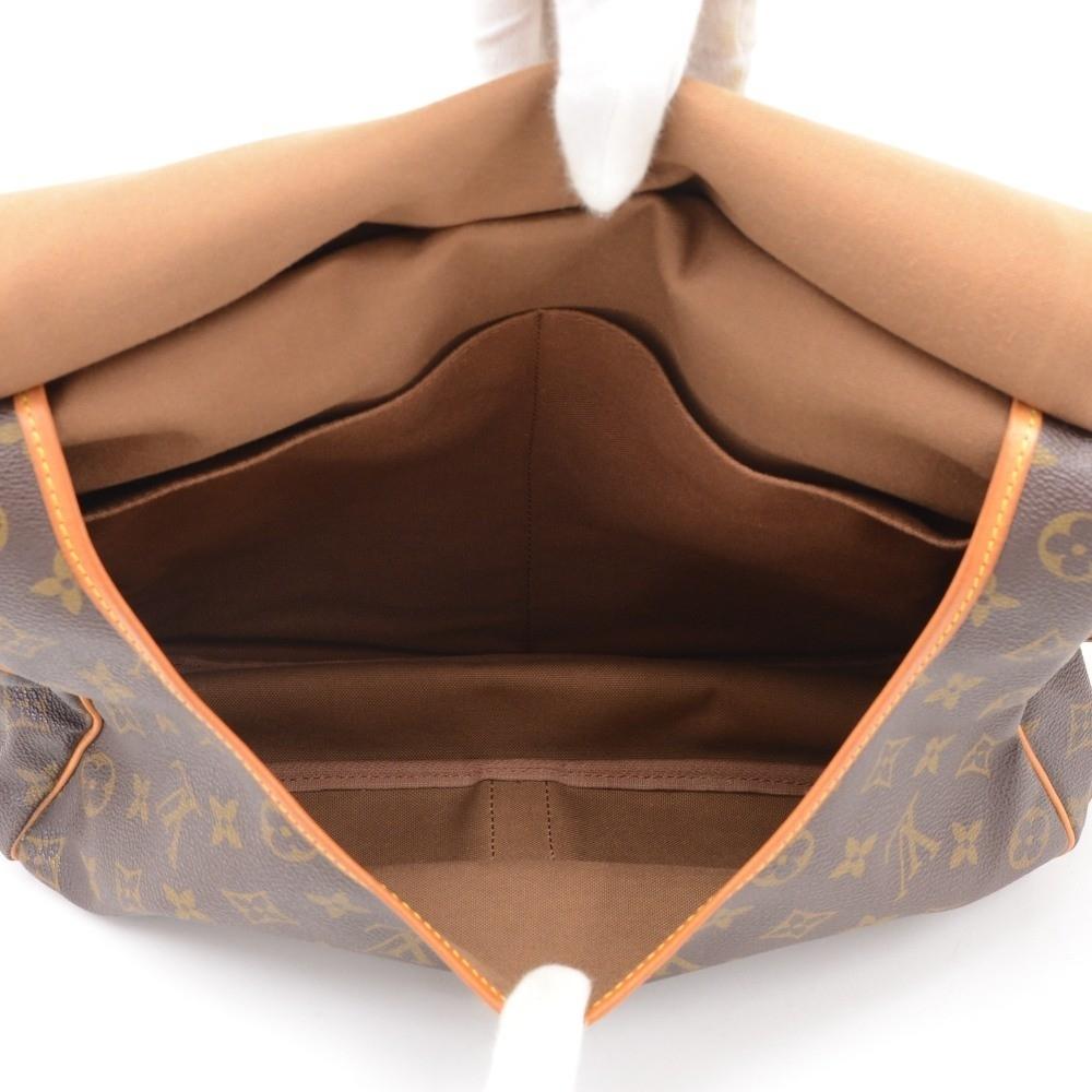 saumur 35 monogram canvas shoulder bag