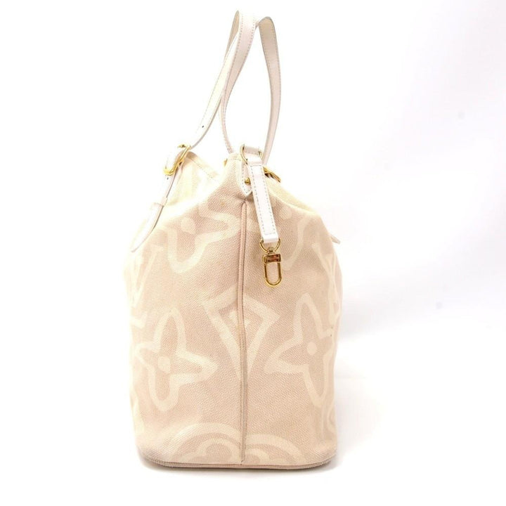 tahitienne cabas gm monogram cotton handbag