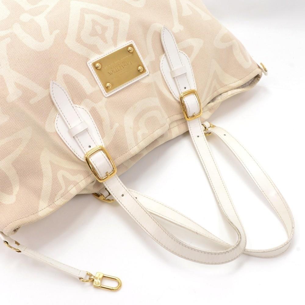 tahitienne cabas gm monogram cotton handbag