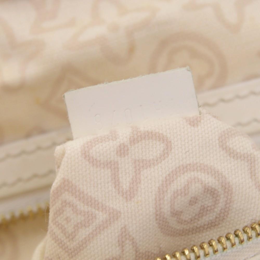 tahitienne cabas gm monogram cotton handbag