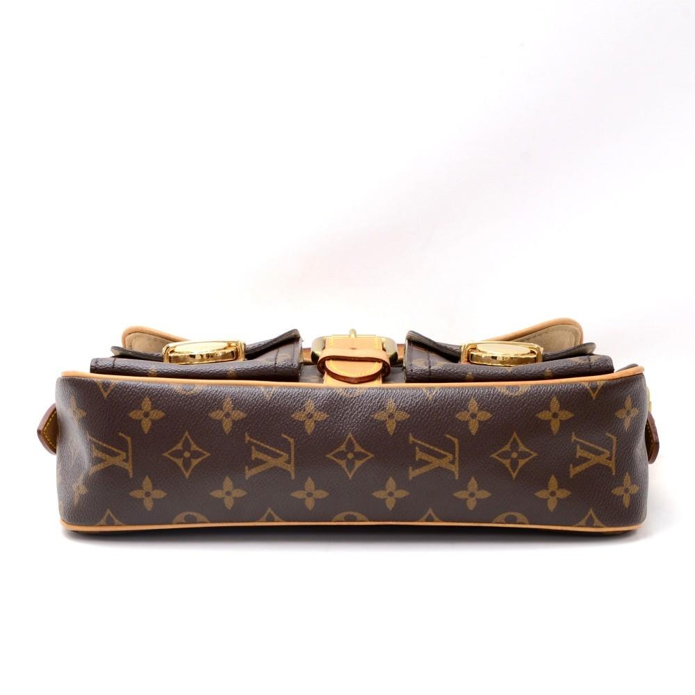 hudson monogram canvas handbag