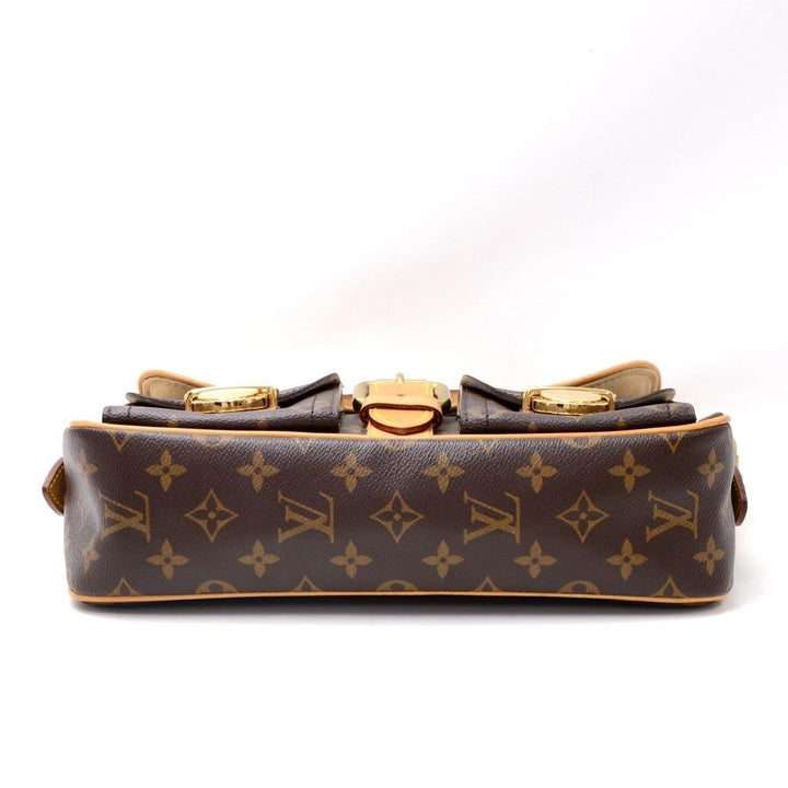 hudson monogram canvas handbag