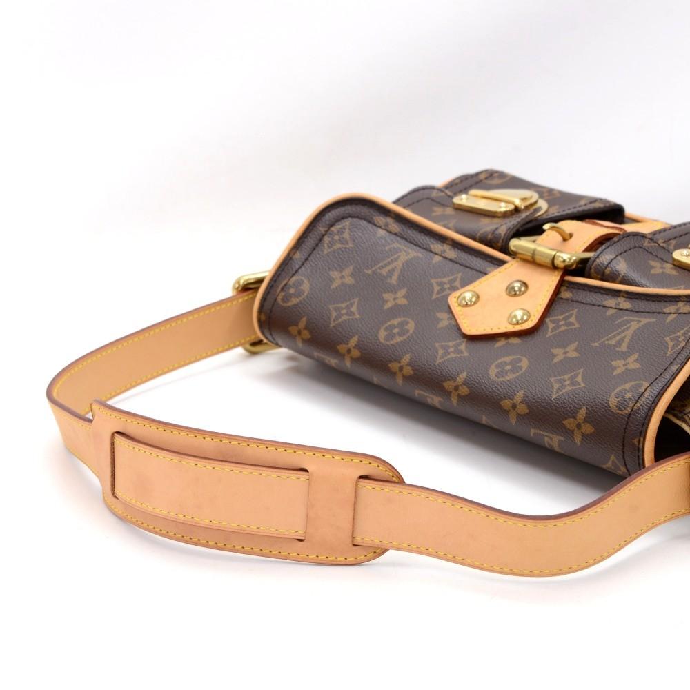 hudson monogram canvas handbag