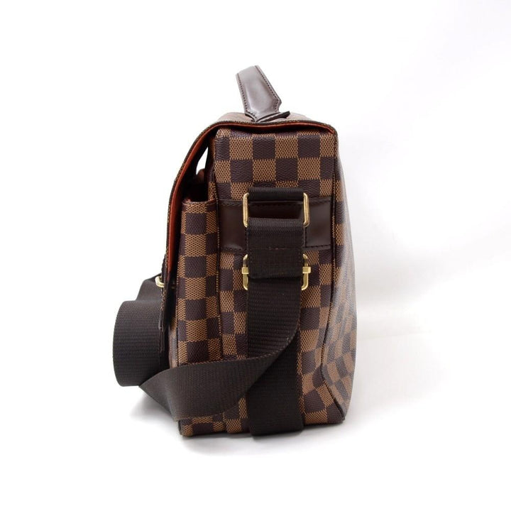 broadway damier ebene canvas large messenger bag