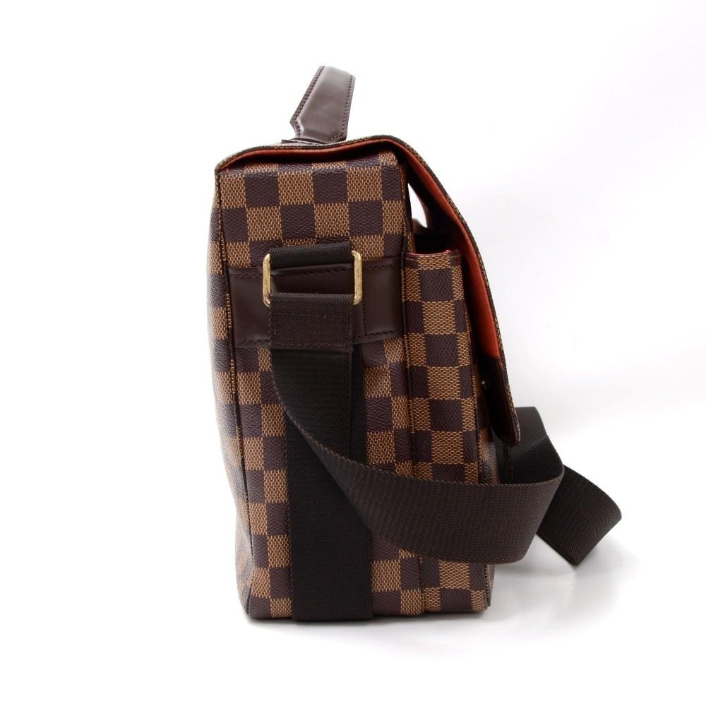 broadway damier ebene canvas large messenger bag